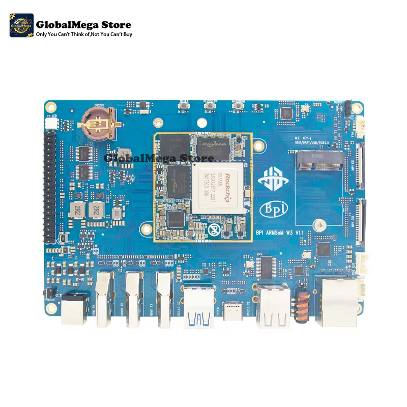 Rockchip Rk3588 Development Board - Banana Pi BPI-W3 オープンソースボード、Rockchip RK3588搭載、8GB RAM、32GB