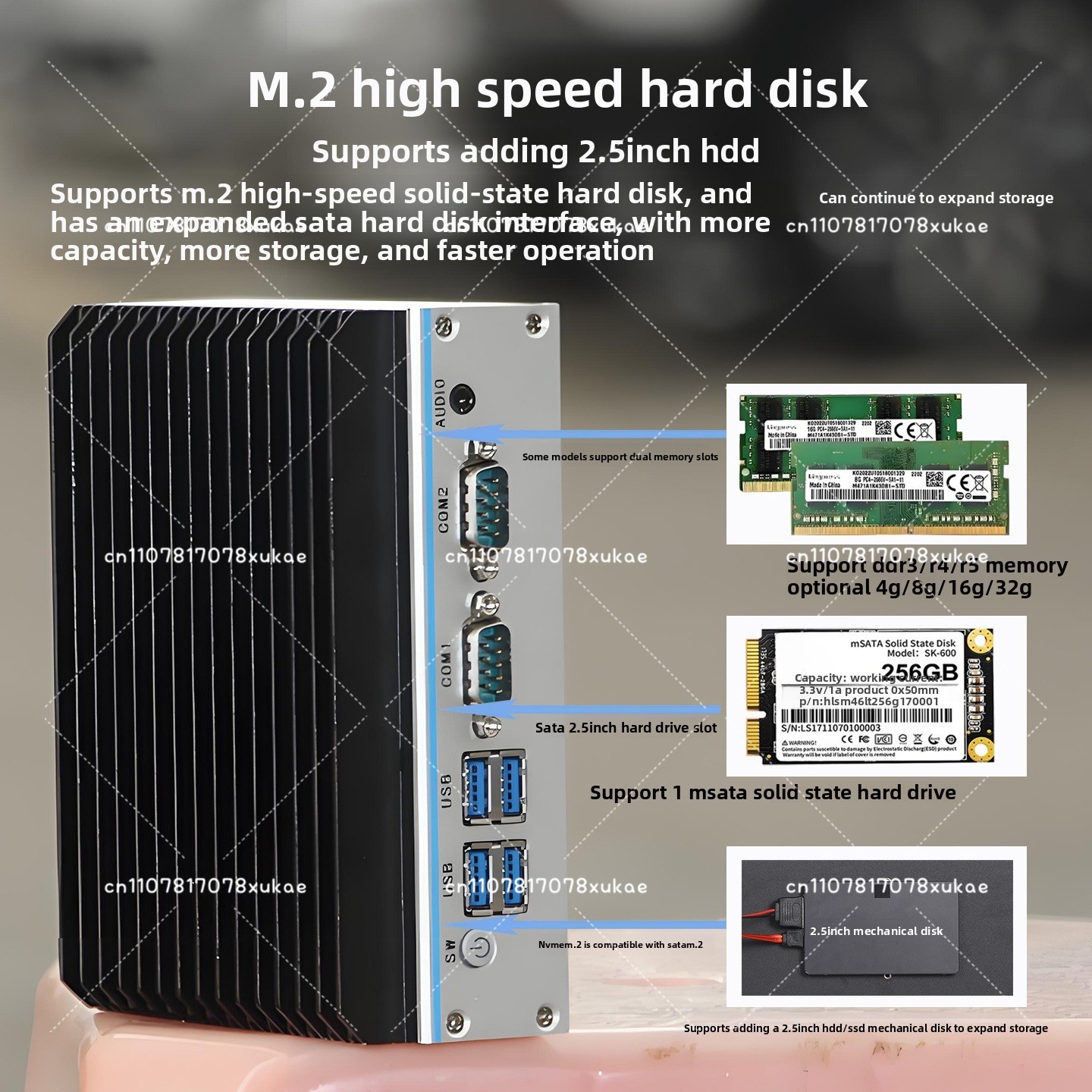 Fanless Industrial Pc Rs485 Core I7 - ミニ産業用PC - クアッドコアN100/J1900/J6412、第12世代I3/i5/i7、デュアルLAN/シリアルRS485、ファンレス完全密閉型組込みホスト