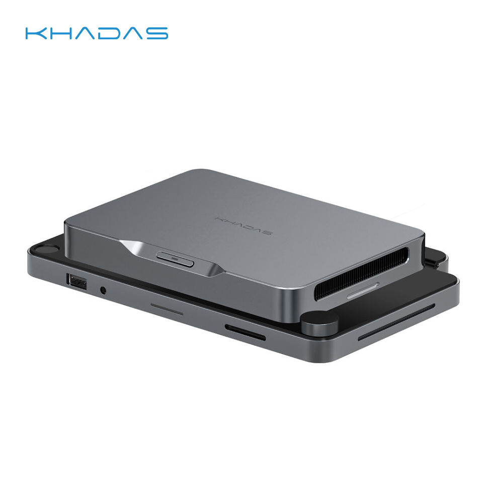 Thunderbolt 4 Egpu Dock Mini Pc - Khadas mind 2ポータブルワークステーションバンドル、ミニPC、khadasasasas16GB、外部GPU、thunderbolt 4、usb4、40gbpsをサポート