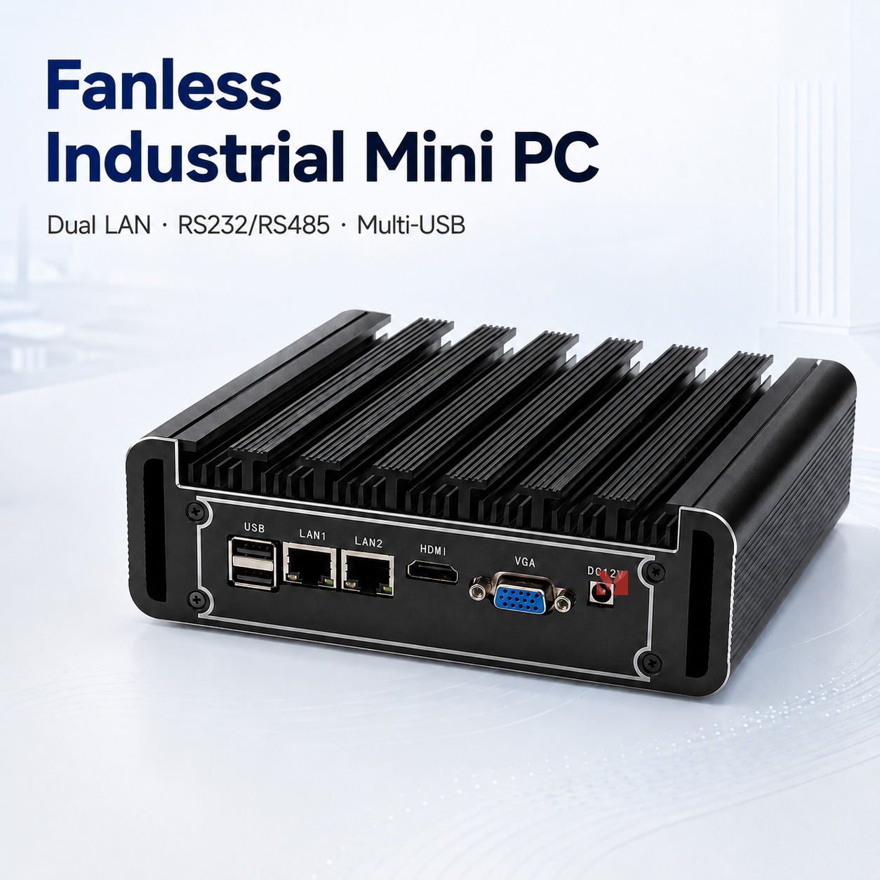 Fanless Industrial Pc Rs485 Core I7 - ファンレス産業用ミニPC インテル Core i3/i5/i7 デュアルLAN RS232