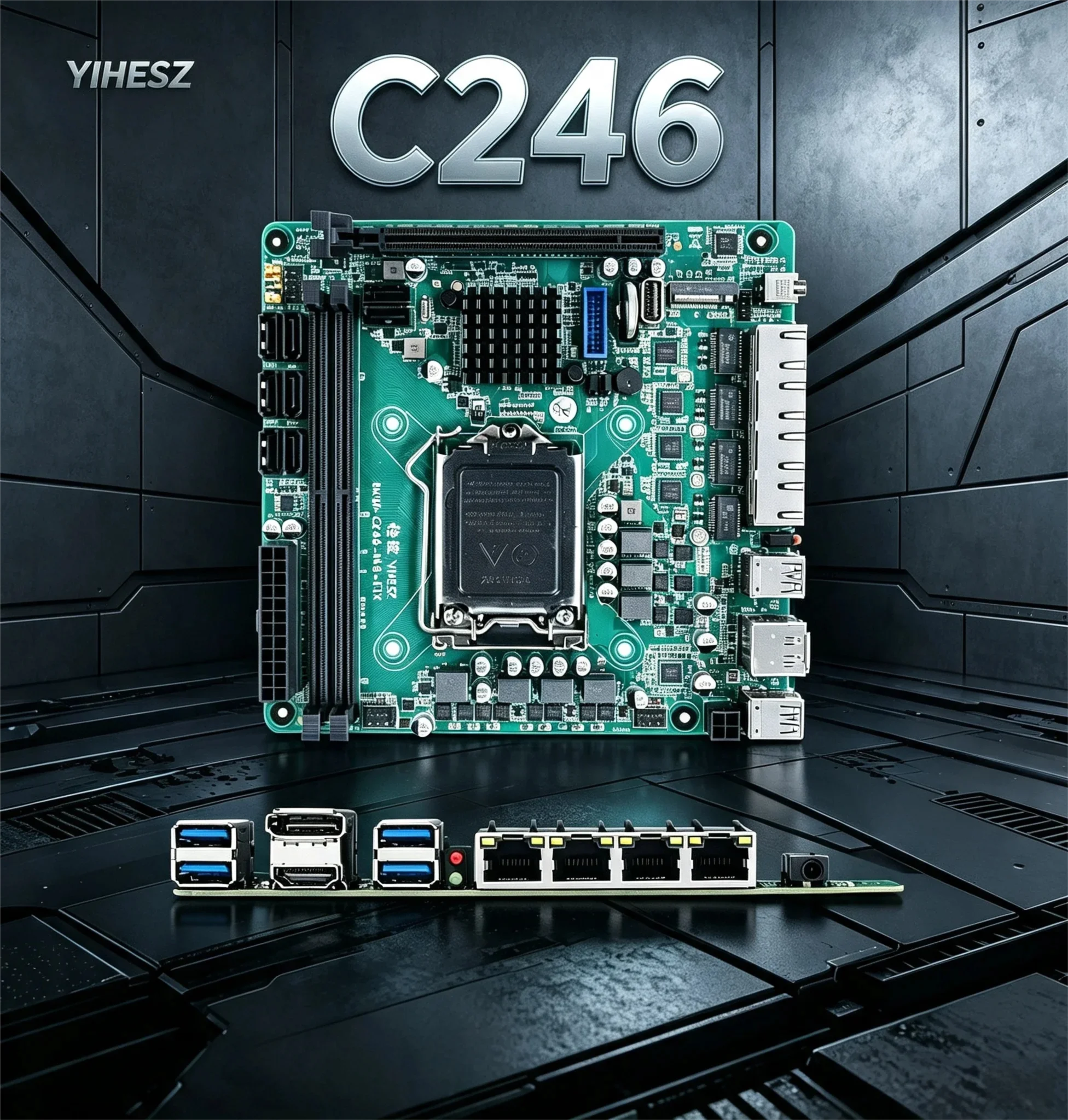 C246 ITX NASマザーボードは、第8世代および第9世 - Nas Motherboard 8 Sata Mini Itx のレビューと価格
