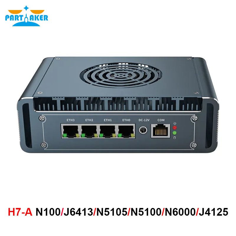 第12世代 Intel I3-1115G4 ファンレスミニP - Pfsense Firewall Router 2.5G 4 I226 のレビューと価格