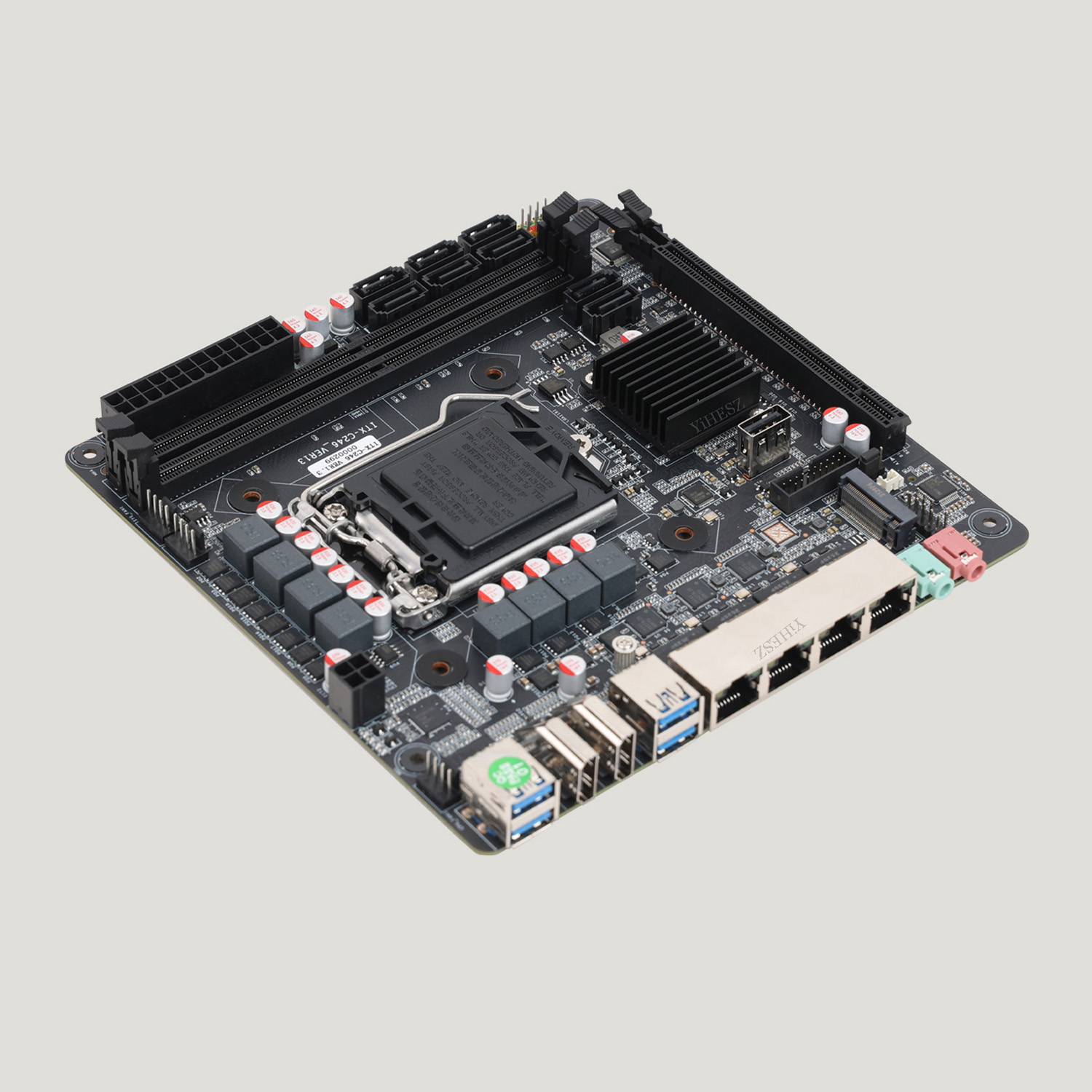 C246 Mini-ITX マザーボード 8 ベイ NAS  - Nas Motherboard 8 Sata Mini Itx のレビューと価格