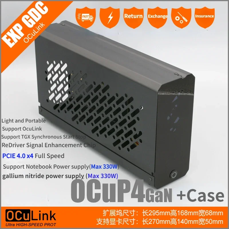 OCuP4GaN OCuLink GPUドックケース（リドラ - Oculink Egpu Mini Pc のレビューと価格