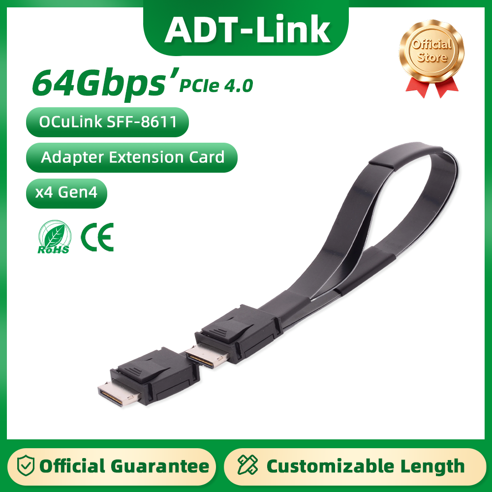 ADT-Link PCI-E 4.0 X4 SFF-8611 - Oculink Egpu Mini Pc のレビューと価格