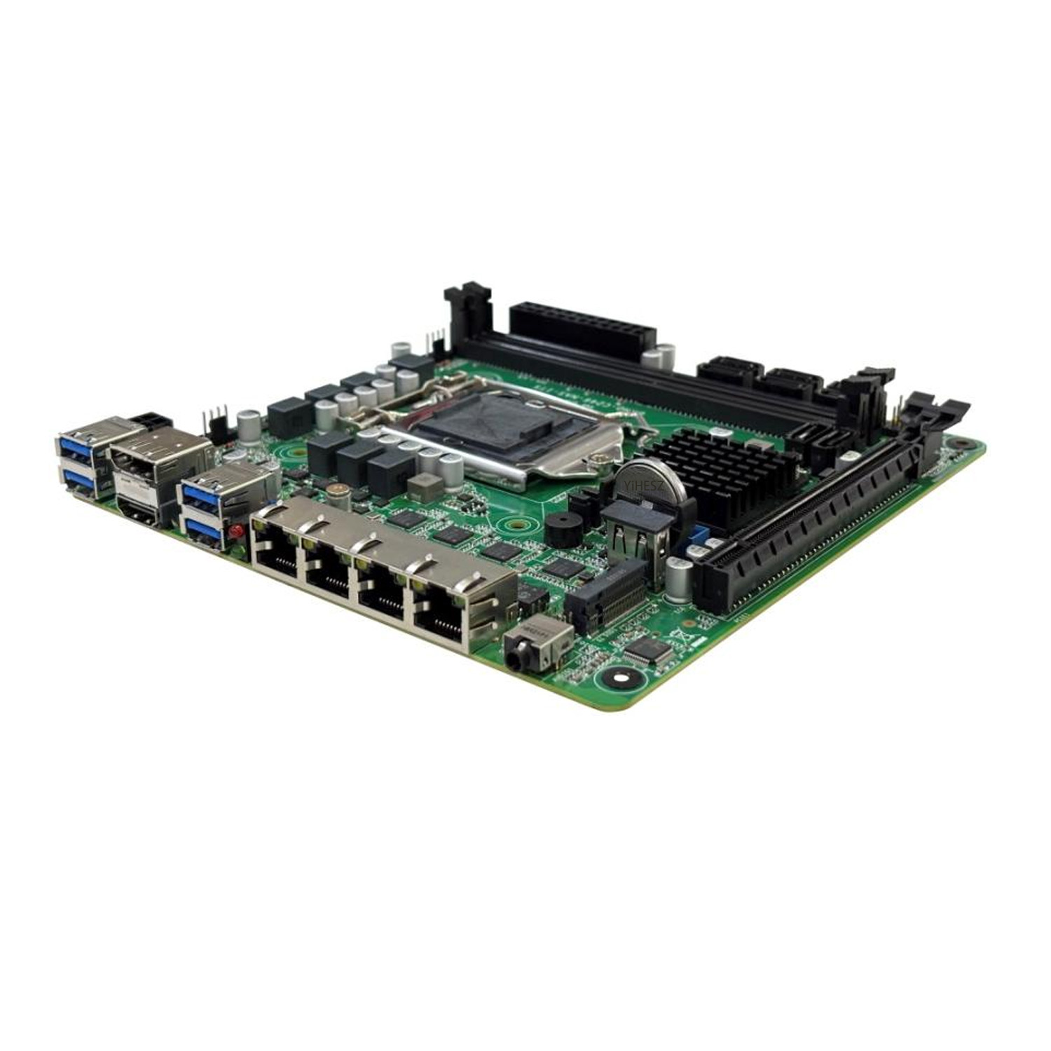 C246 NAS マザーボード 8 SATA 3.0 4*2 - Nas Motherboard 8 Sata Mini Itx のレビューと価格