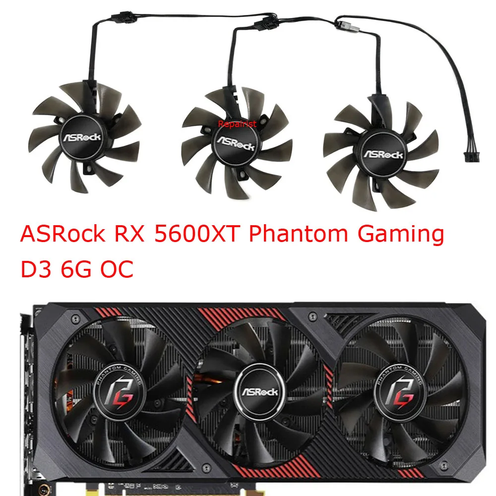 3ピース/セット,gpu vgaカード冷却ファン、ga81s - Lga1700 Itx Motherboard Ddr5 のレビューと価格