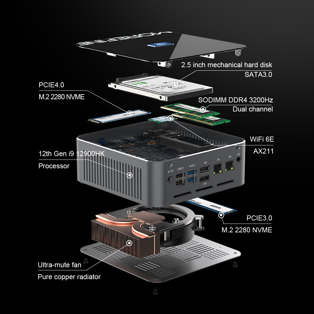 2025 ミニPC i9-13900H i9 12900HK - Intel Core I9 13900H Mini Pc のレビューと価格