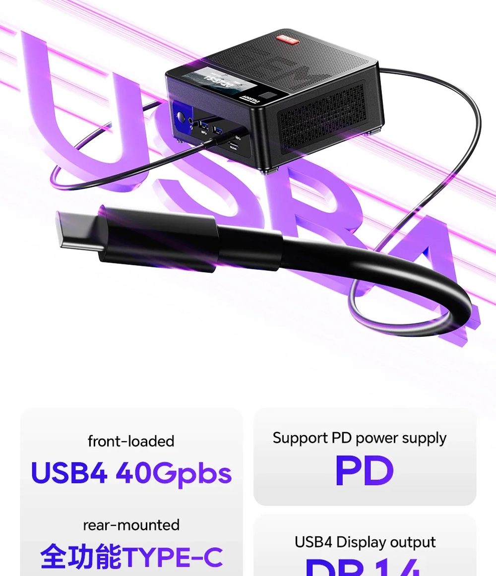 Mini PC Gamer Gem12 Pro, AMD,  - Amd Ryzen 7 7840Hs Mini Pc のレビューと価格
