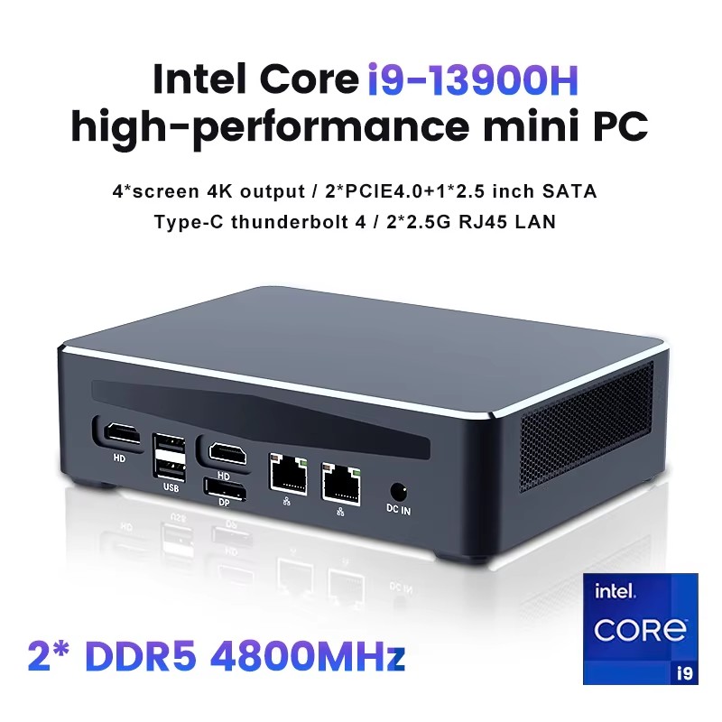 Toptonゲーミング4 NASミニPC Core i9 1 - Intel Core I9 13900H Mini Pc のレビューと価格