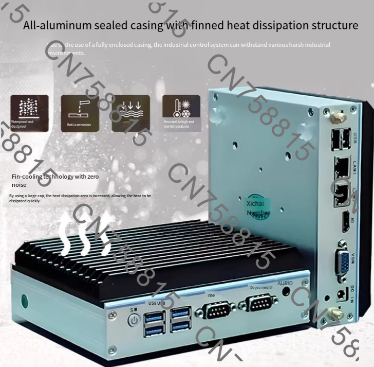 デュアルLAN/シリアルRS485、ファンレス完全密閉型組込 - Fanless Industrial Pc Rs485 Core I7 のレビューと価格