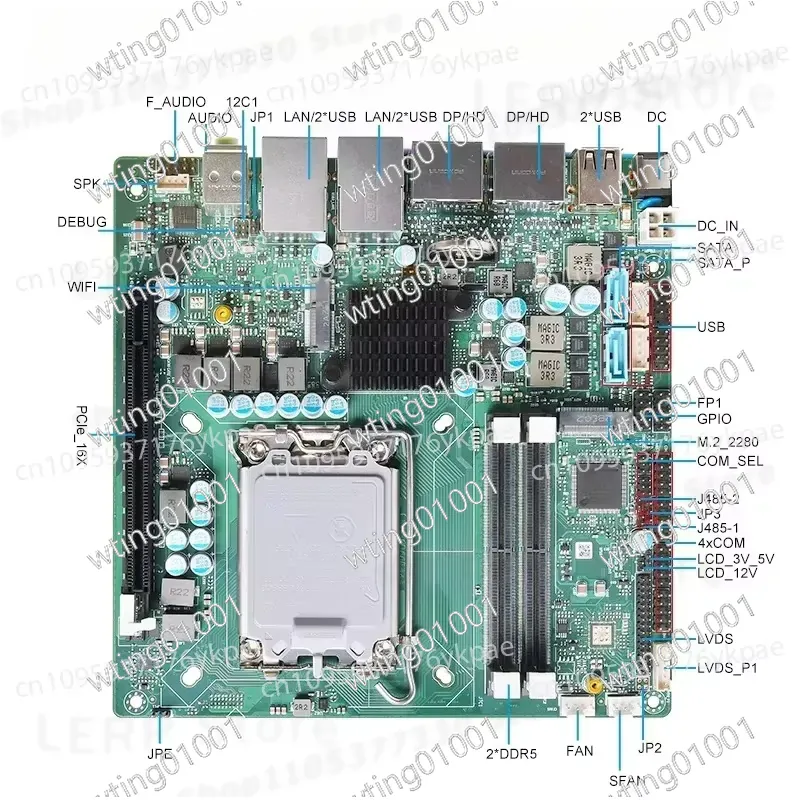 第13世代ミニITXマザーボード LGA 1700 H610 - Lga1700 Itx Motherboard Ddr5 のレビューと価格