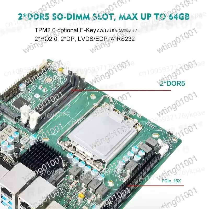 第13世代ミニITXマザーボード LGA 1700 H610 - Lga1700 Itx Motherboard Ddr5 のレビューと価格