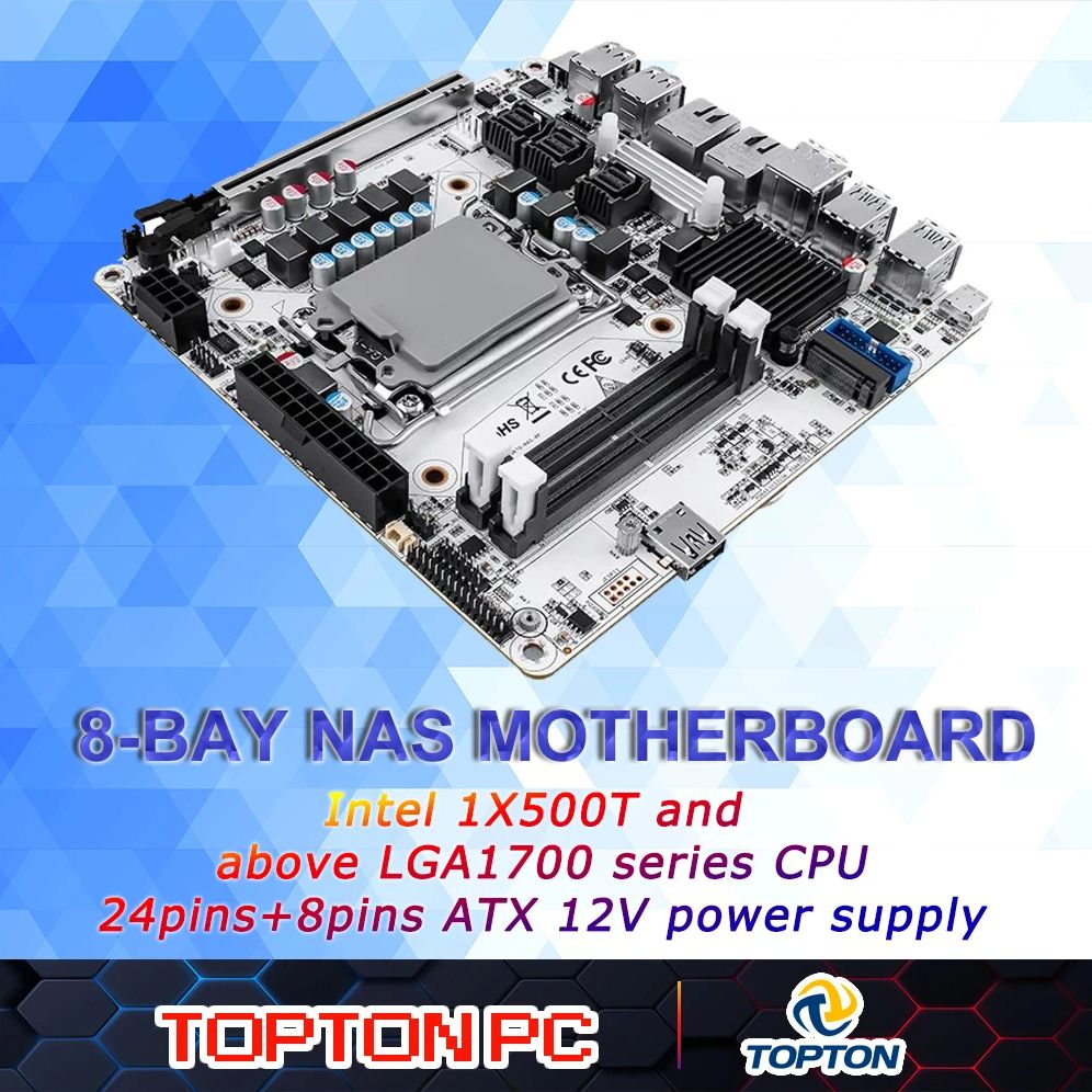 8ベイNAS Mini ITXマザーボード(LGA1700  - Nas Motherboard 8 Sata Mini Itx のレビューと価格
