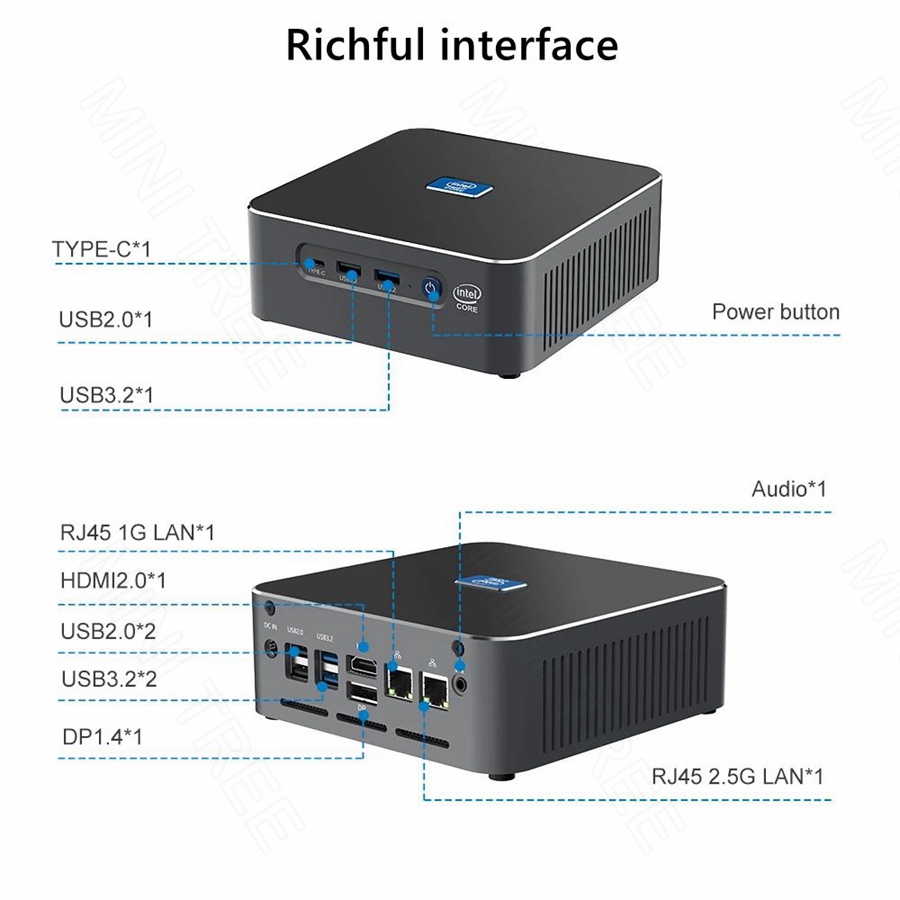 Intel-nuc mini PCゲーミングコンピューター, - Intel Core I9 13900H Mini Pc のレビューと価格