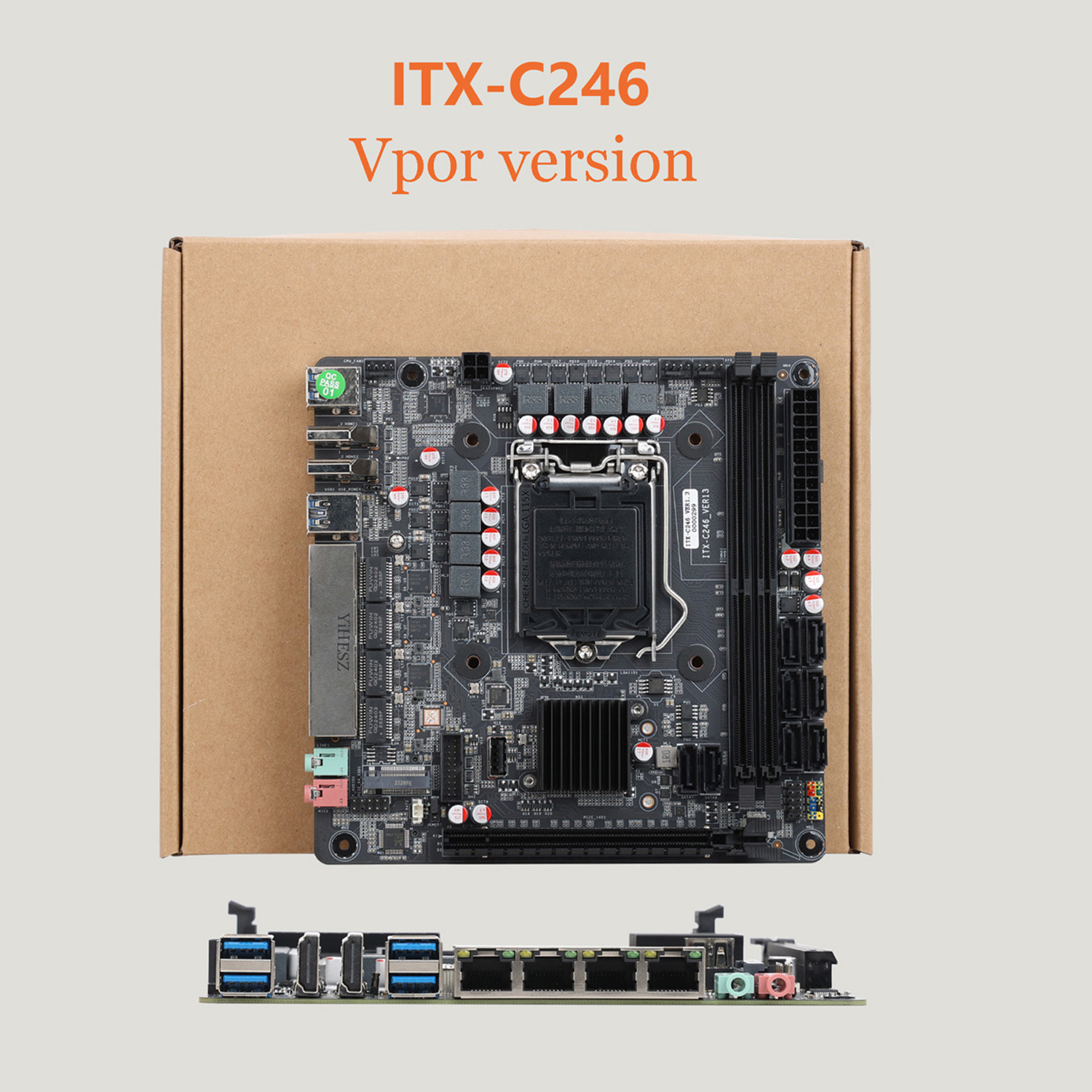 LGA1151 C246 Vpro NAS マザーボード 8 - Nas Motherboard 8 Sata Mini Itx のレビューと価格